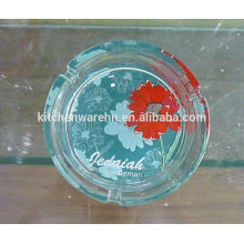 Haonai Factory direct Hot Promotional printed glass cigar ashtray